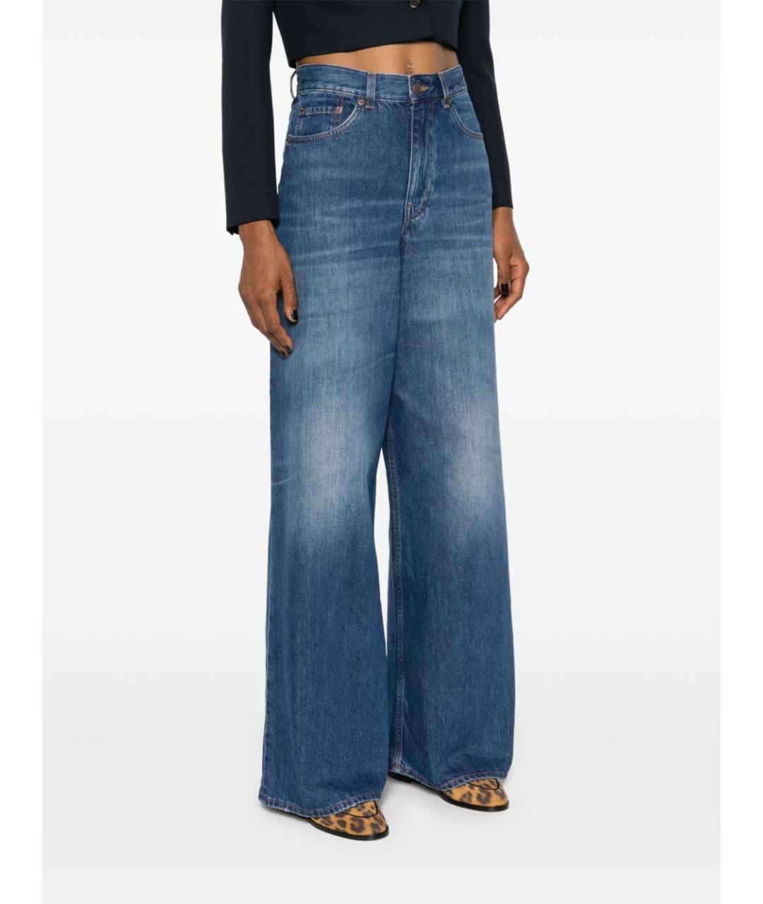 CHLOE Синие хлопковые прямые джинсы, фото 3