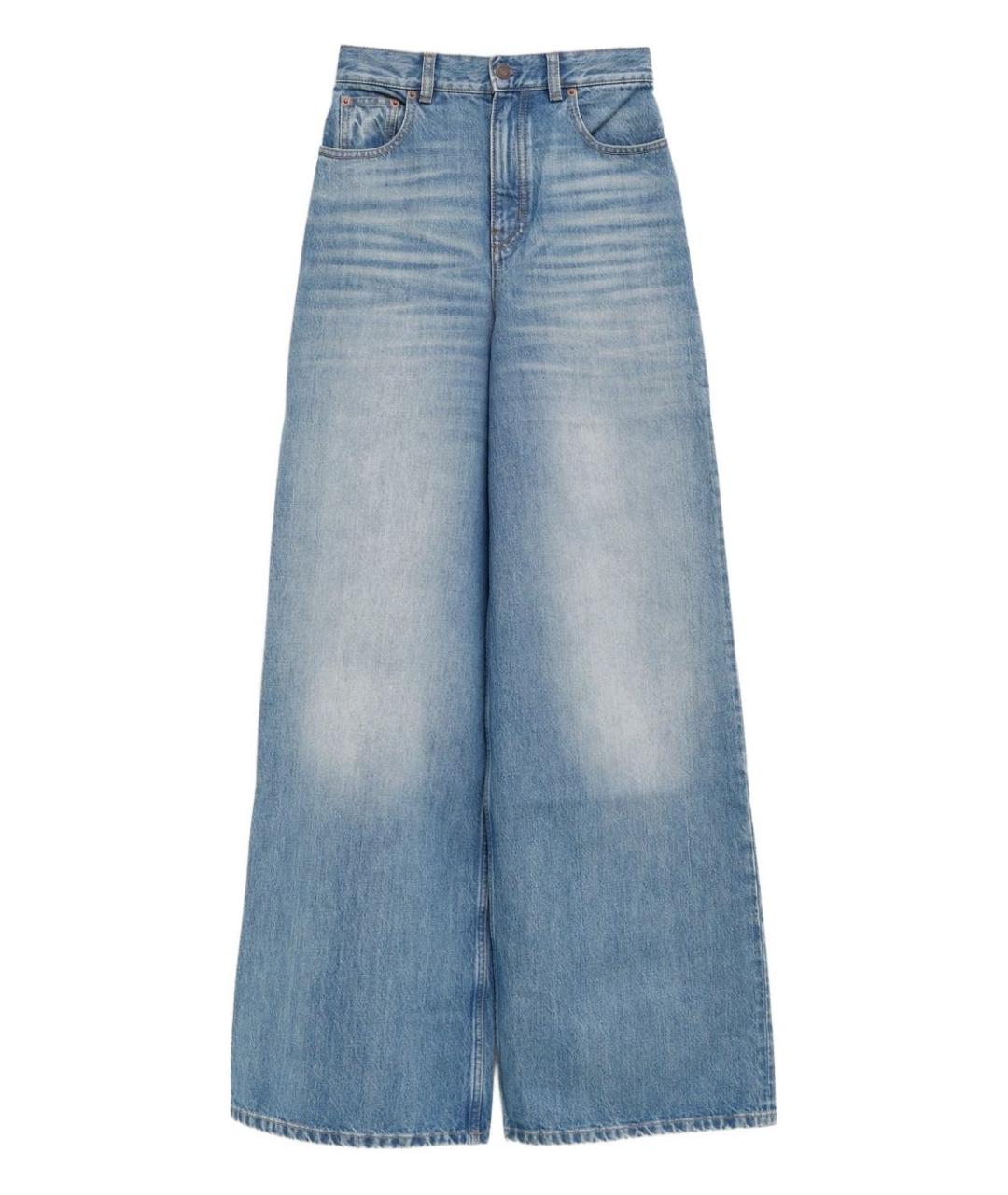 CHLOE Голубые хлопковые прямые джинсы, фото 1