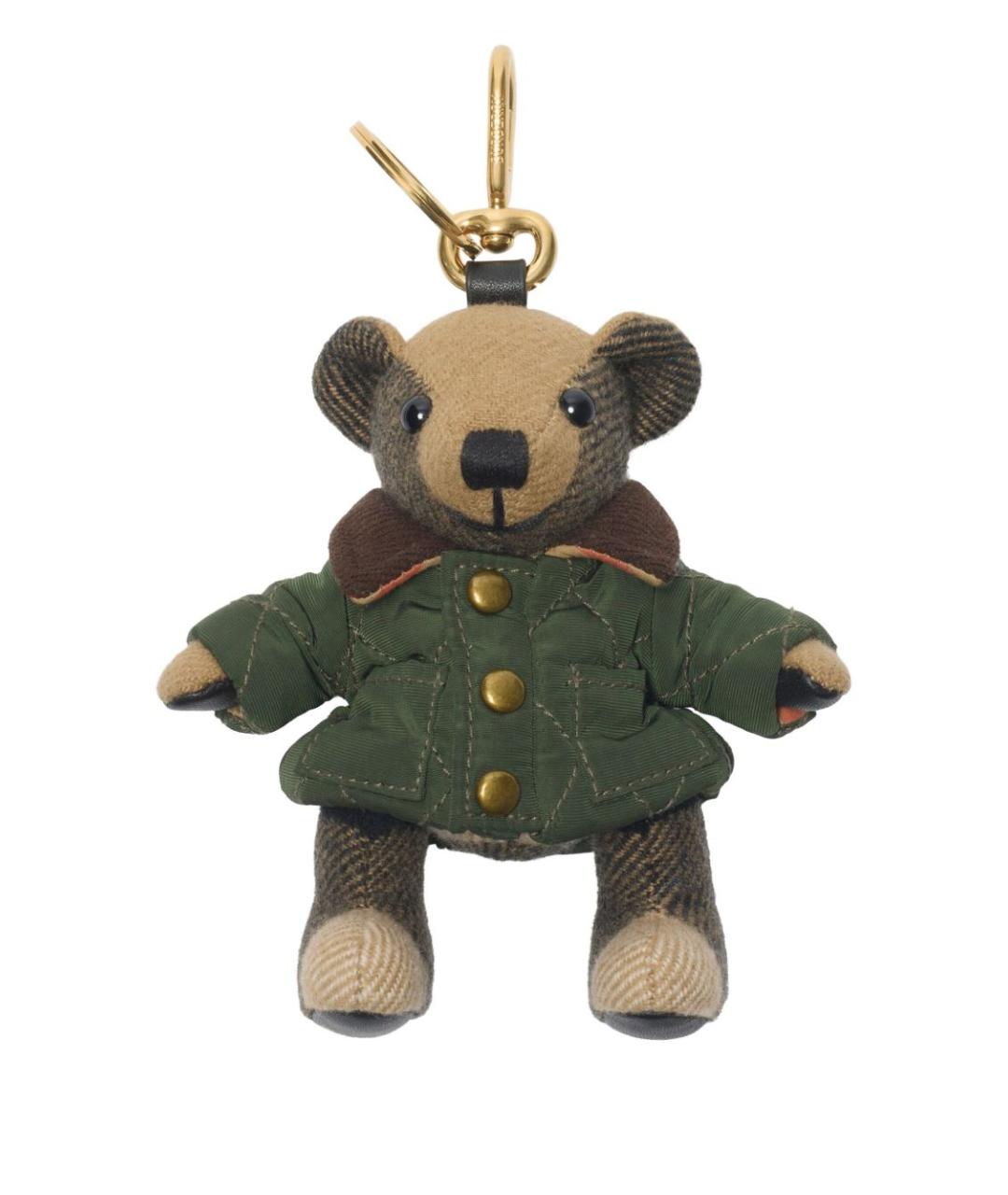 BURBERRY Зеленый брелок, фото 1