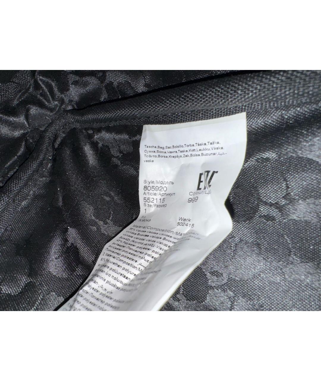 KARL LAGERFELD Черная тканевая сумка на плечо, фото 5