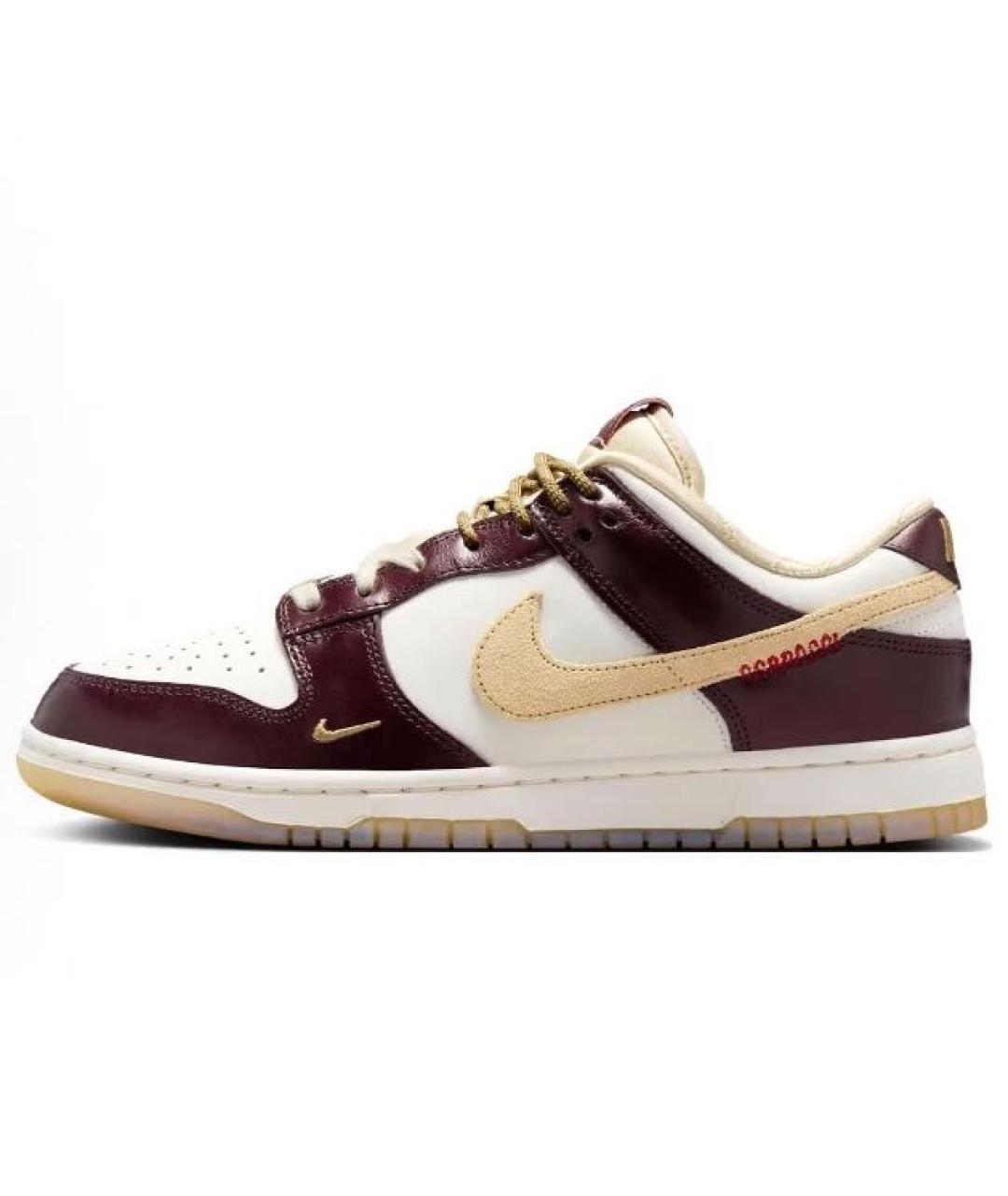 NIKE Коричневые кожаные кроссовки, фото 2