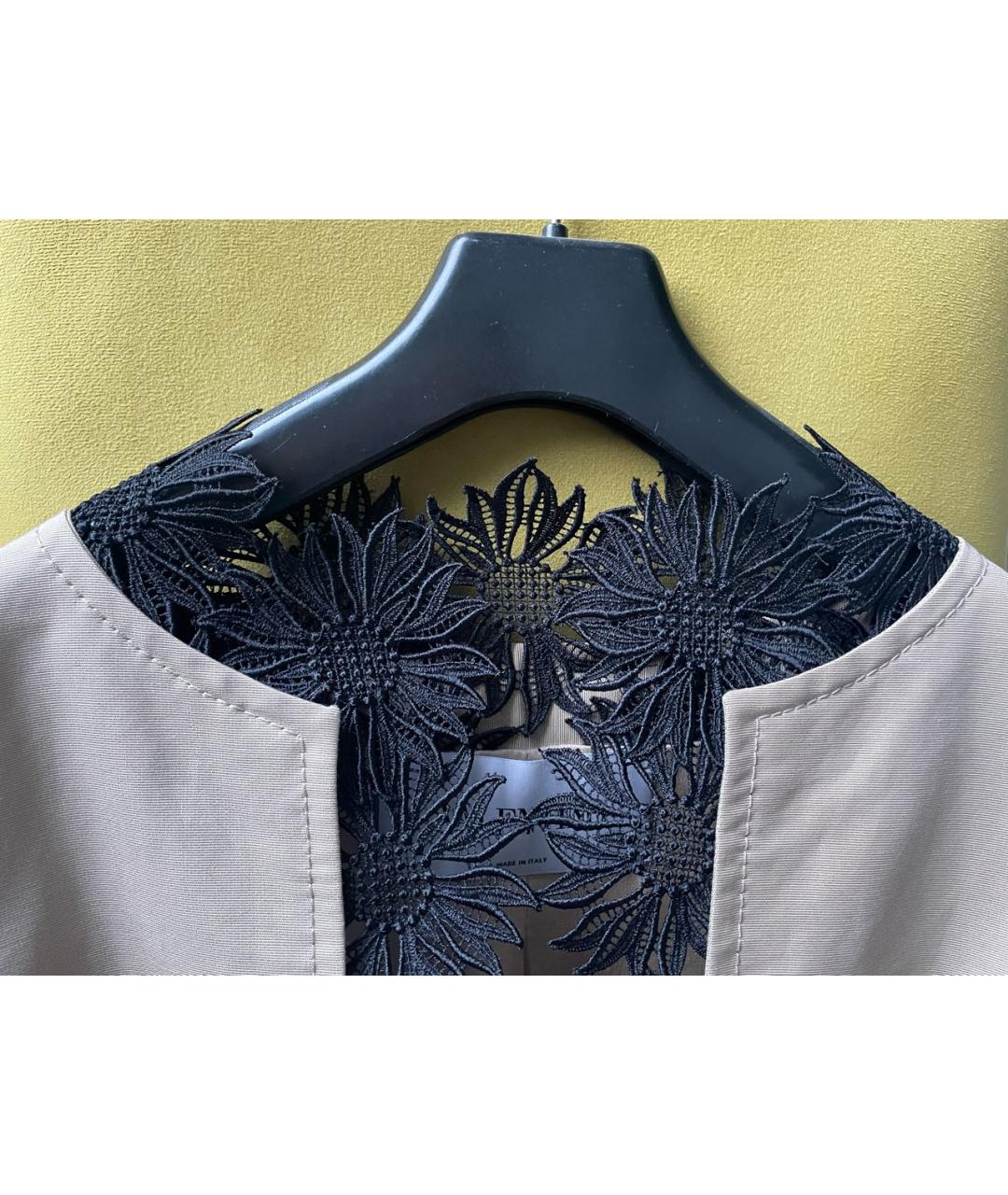 VALENTINO Бежевый хлопковый жакет/пиджак, фото 5