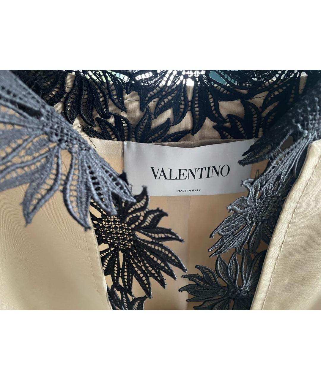 VALENTINO Бежевый хлопковый жакет/пиджак, фото 3