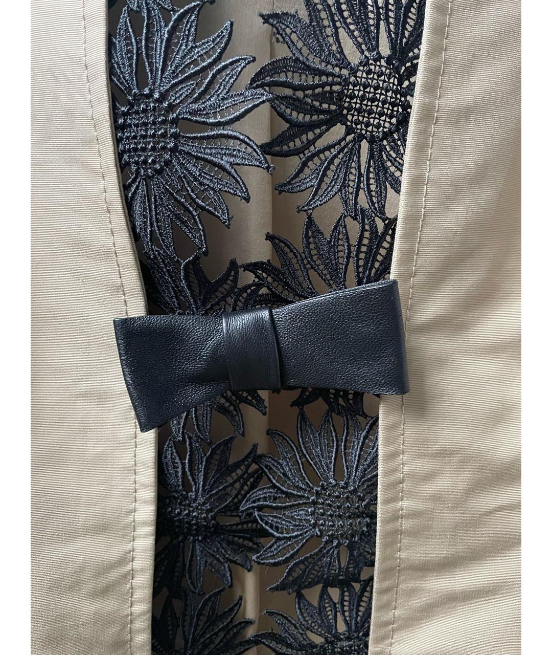 VALENTINO Бежевый хлопковый жакет/пиджак, фото 4