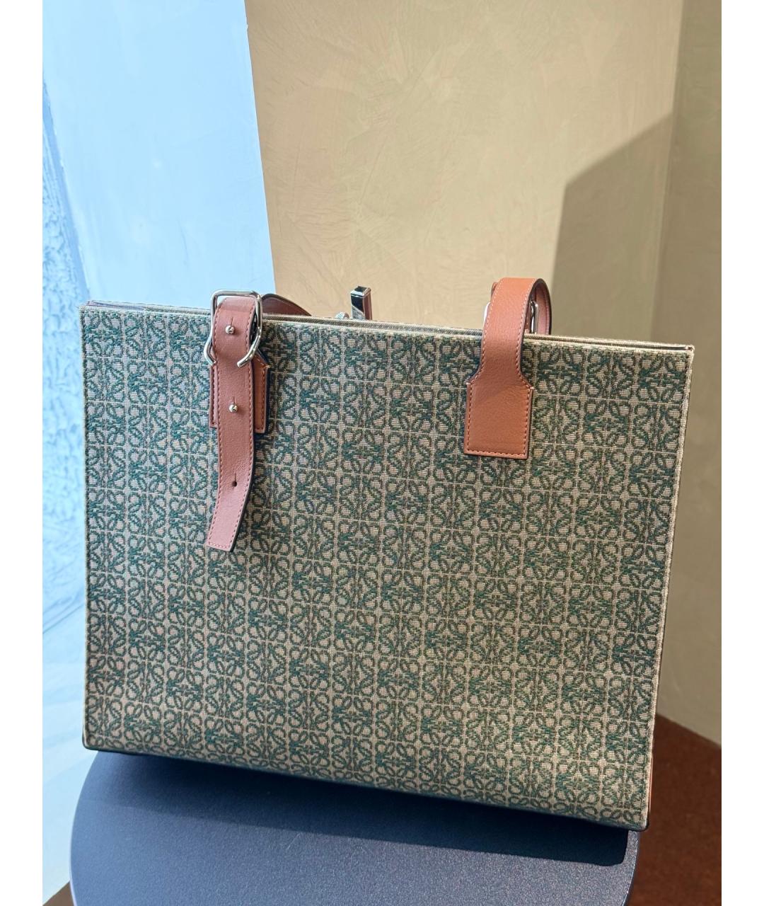 LOEWE Мульти деним сумка тоут, фото 2