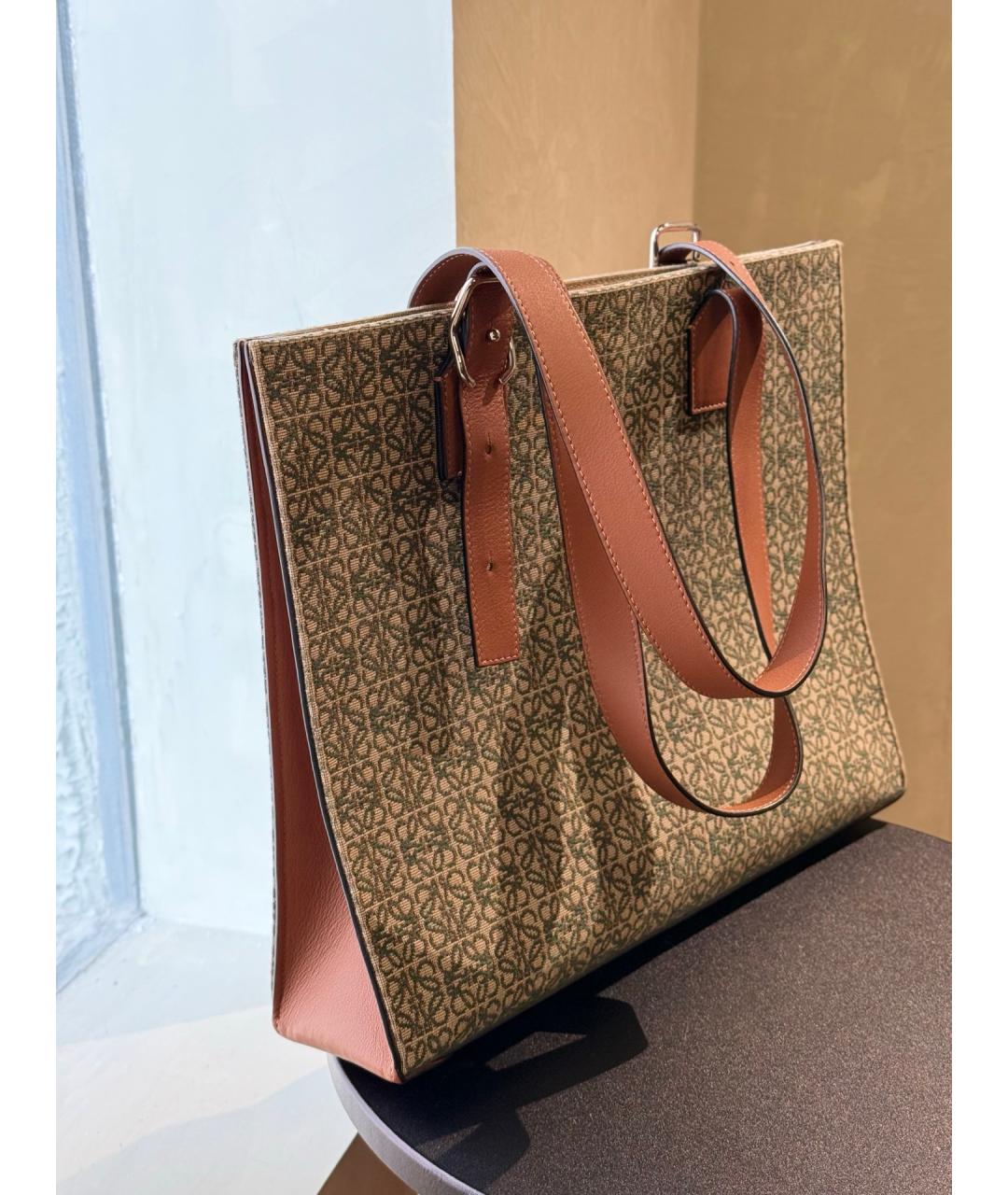 LOEWE Мульти деним сумка тоут, фото 6