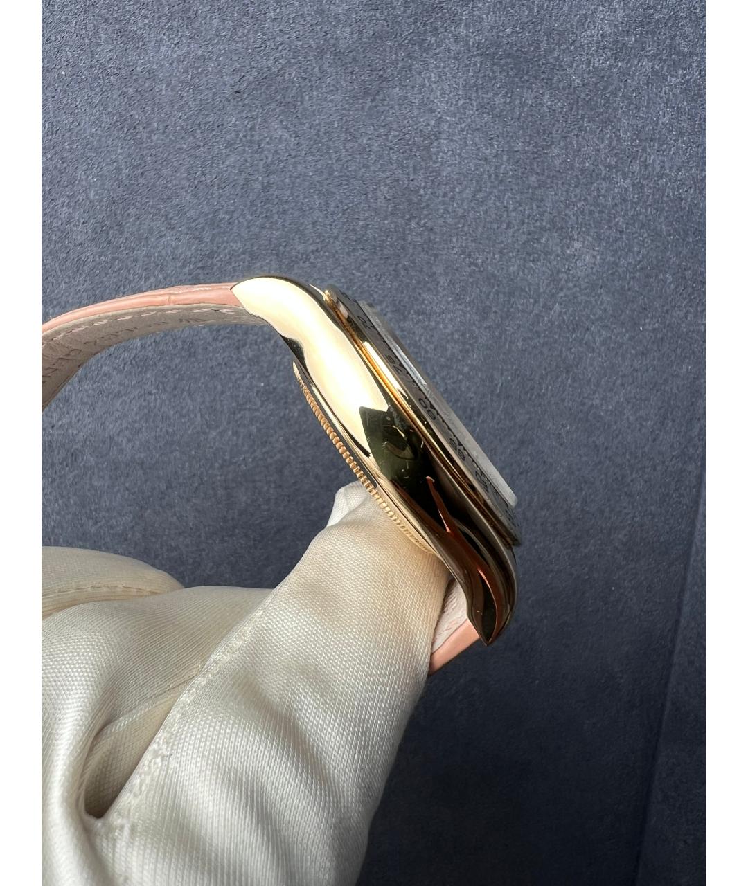 ROLEX Розовые часы из желтого золота, фото 6