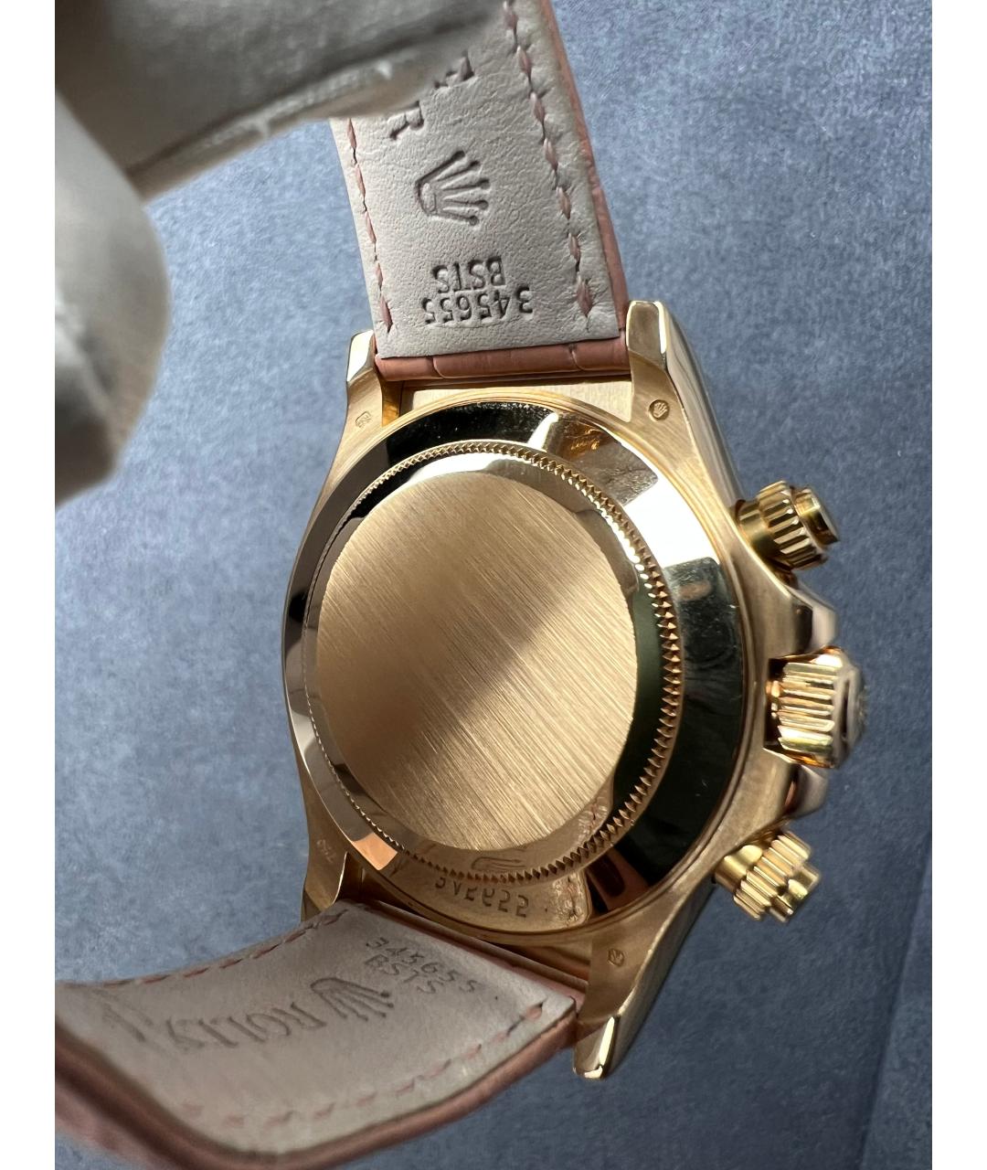 ROLEX Розовые часы из желтого золота, фото 7