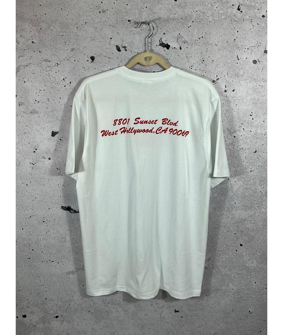 SUPREME Белая хлопковая футболка, фото 3