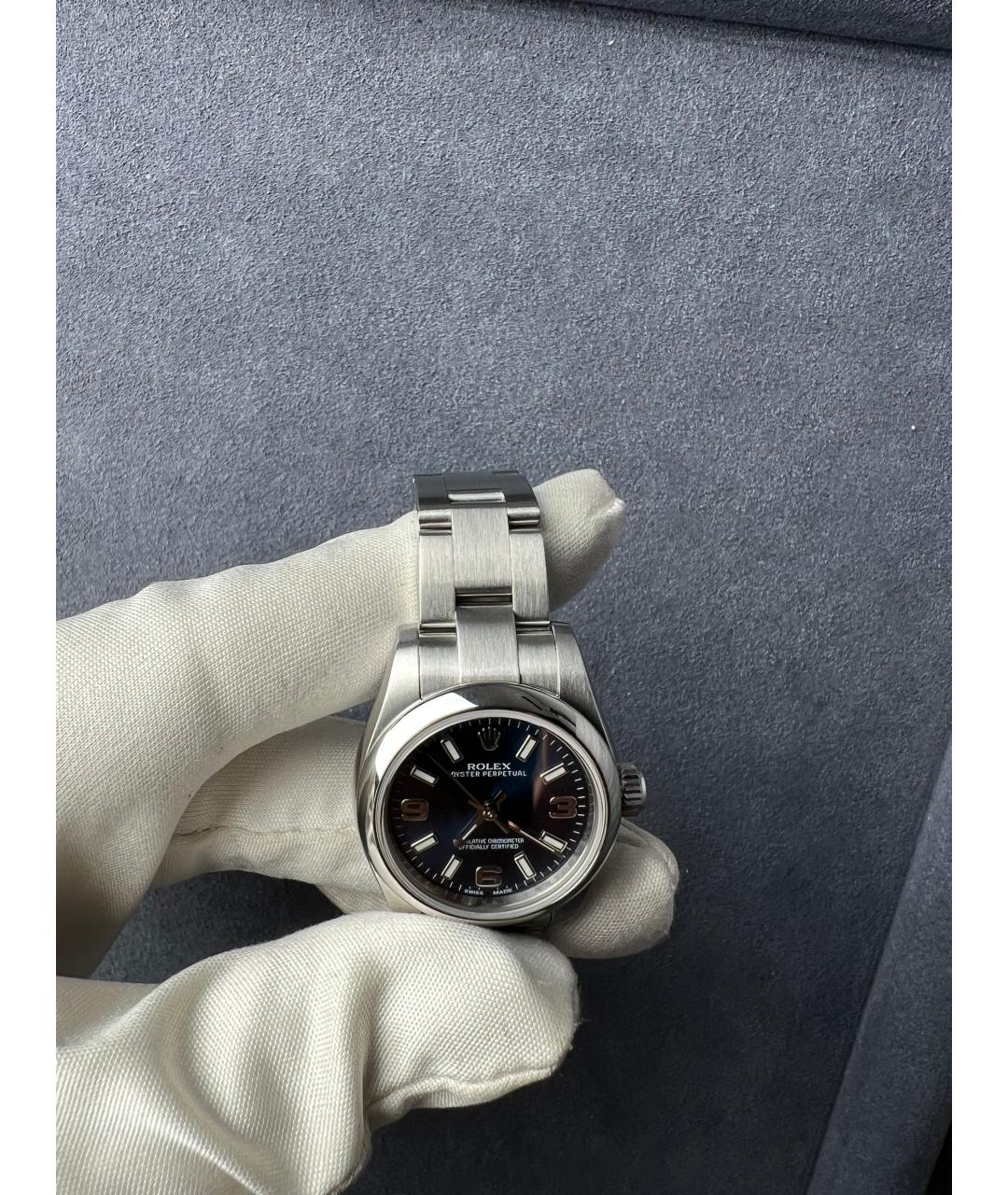 ROLEX Темно-синие часы, фото 7