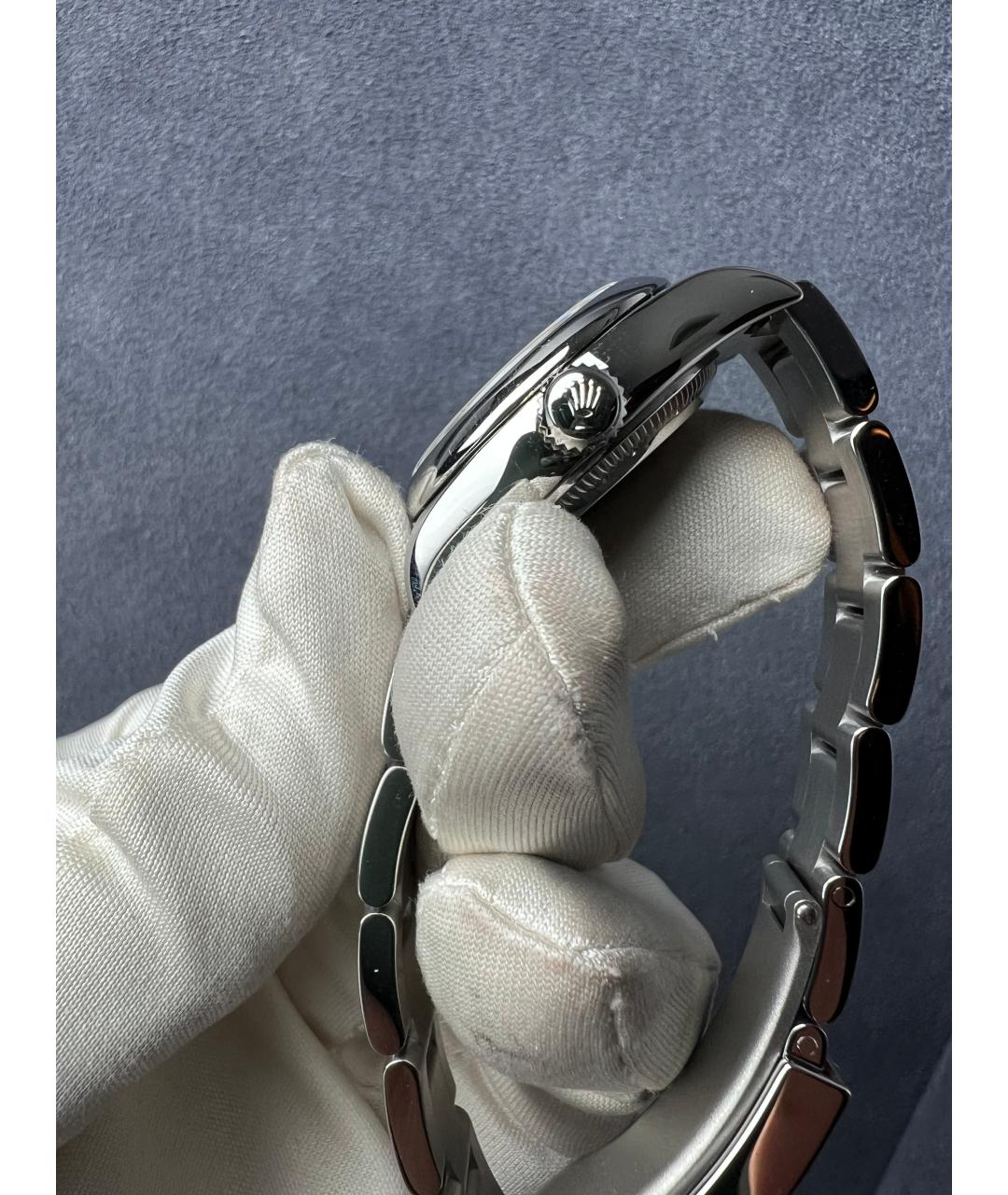 ROLEX Темно-синие часы, фото 4