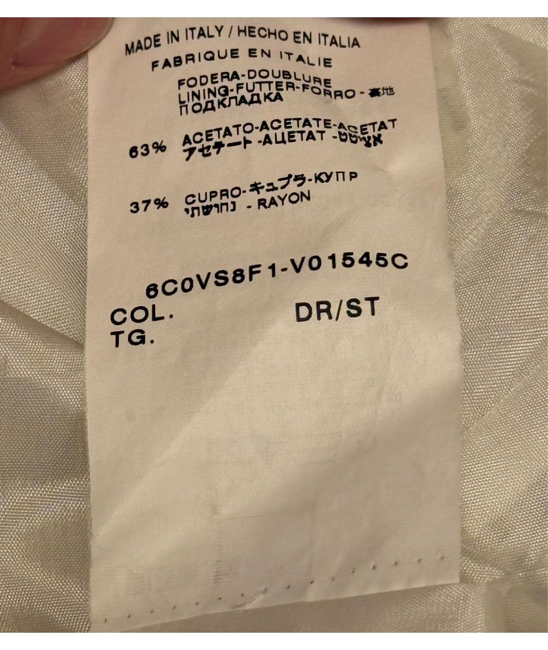 VALENTINO Мульти ацетатное коктейльное платье, фото 7