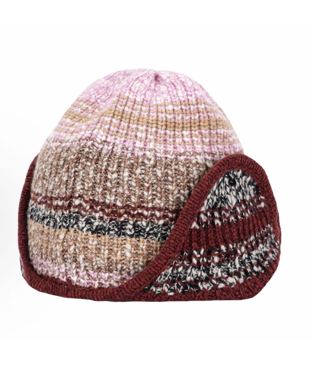 CHANEL Розовая кашемировая шапка, фото 4