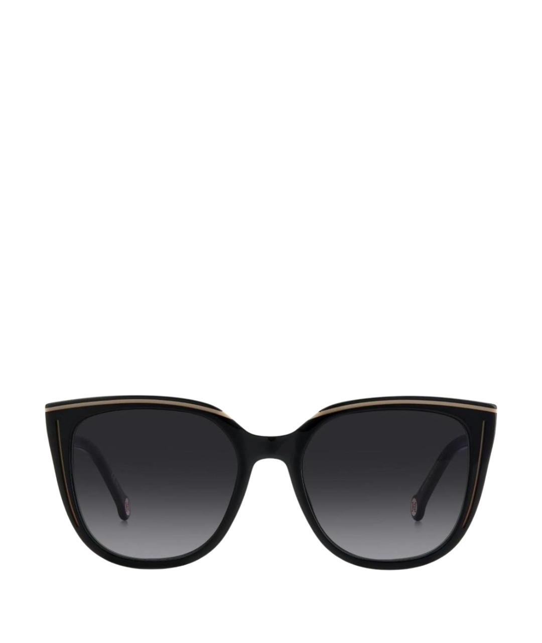 CAROLINA HERRERA Черные пластиковые солнцезащитные очки, фото 1