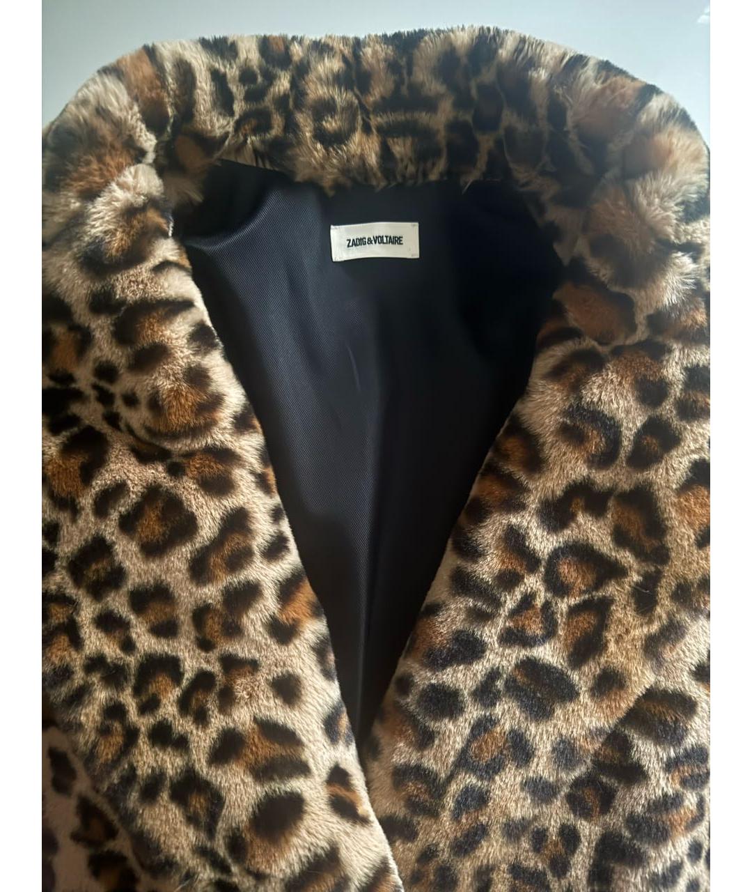 ZADIG & VOLTAIRE Мульти полиэстеровая шуба, фото 3