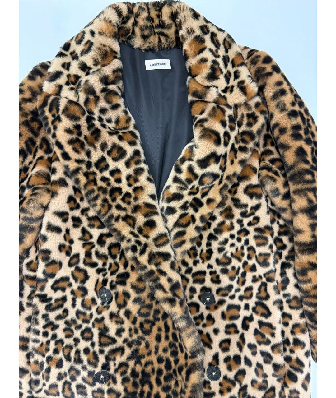 ZADIG & VOLTAIRE Мульти полиэстеровая шуба, фото 4