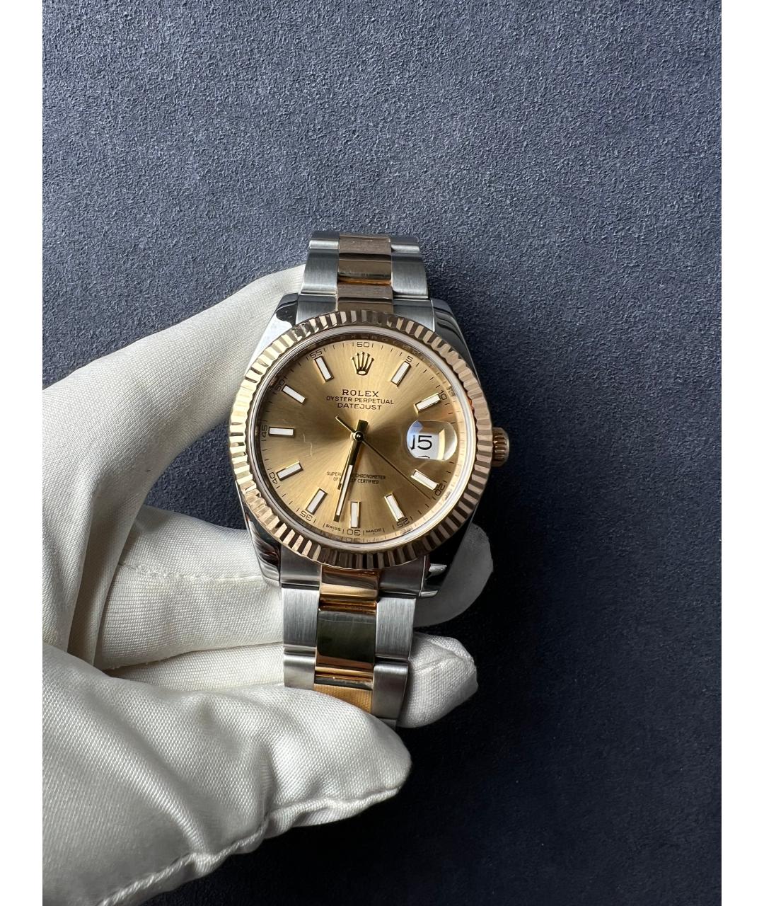 ROLEX Золотые часы из желтого золота, фото 3