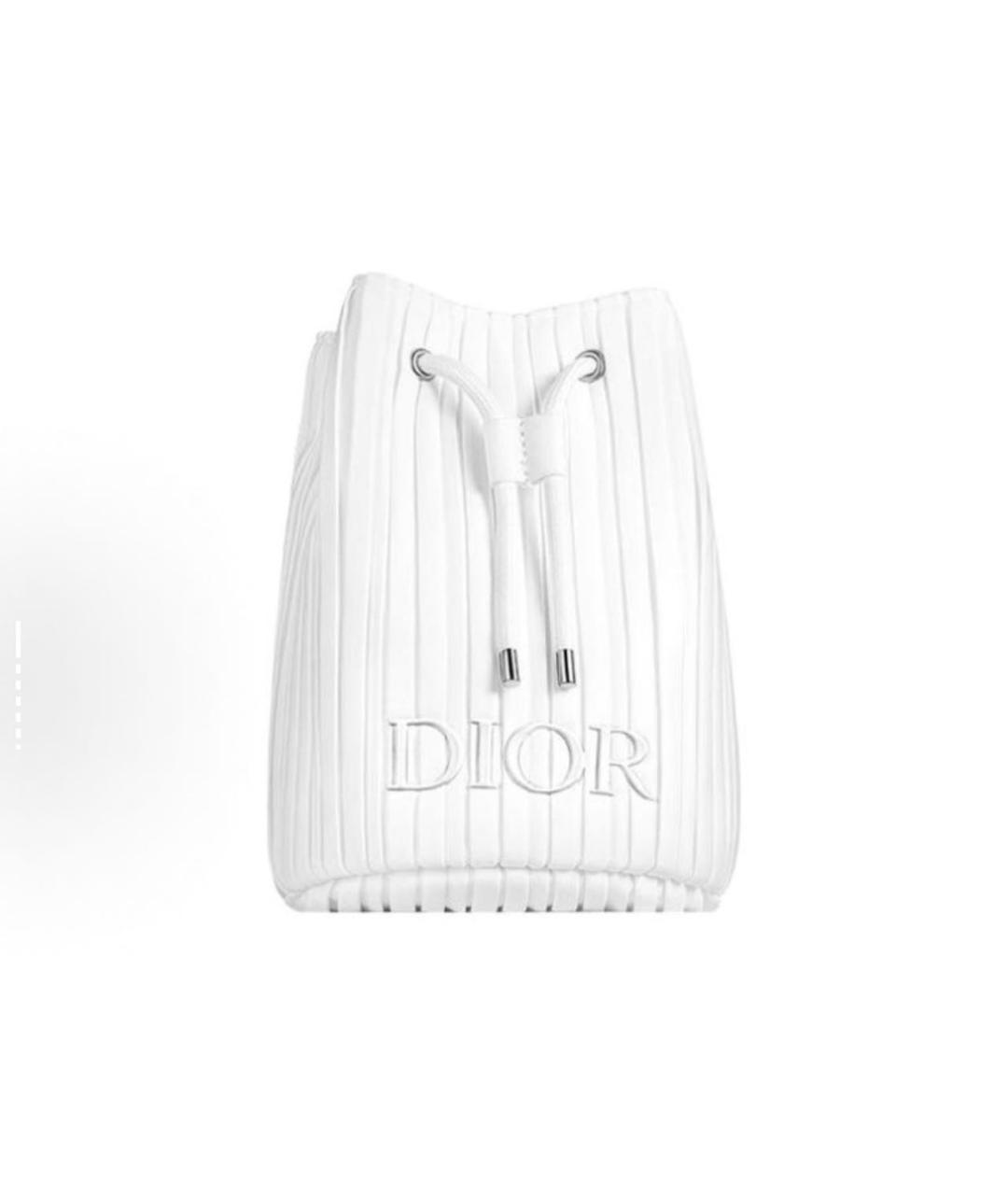 CHRISTIAN DIOR Белая тканевая косметичка, фото 4