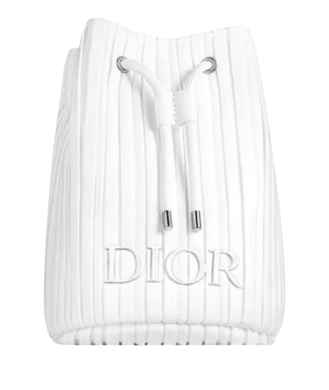 CHRISTIAN DIOR Белая тканевая косметичка, фото 1