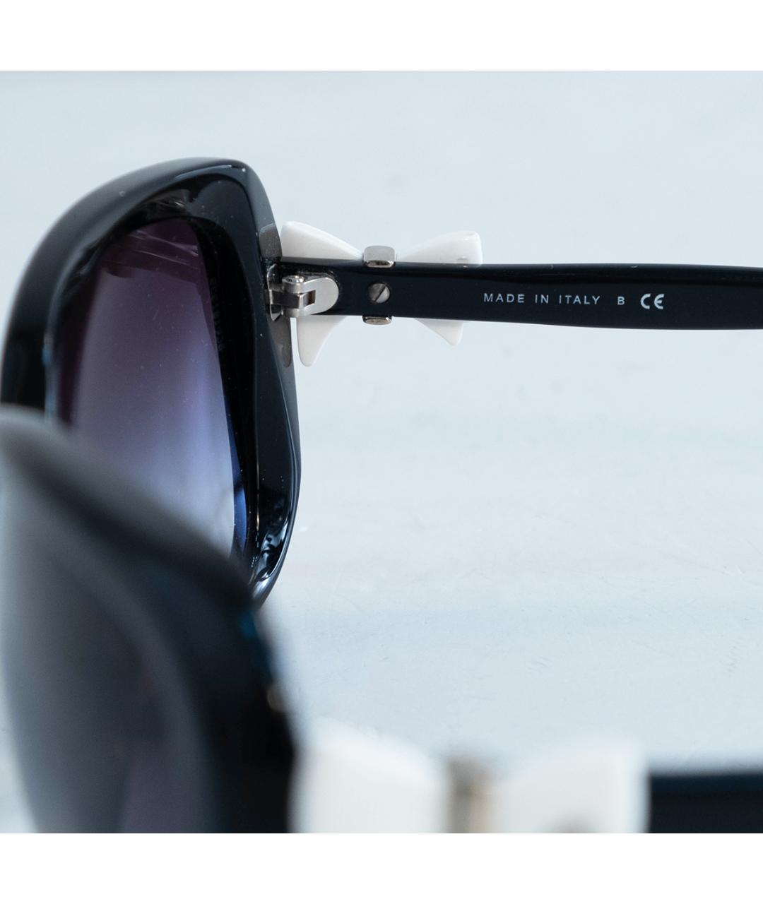 CHANEL Черные пластиковые солнцезащитные очки, фото 4