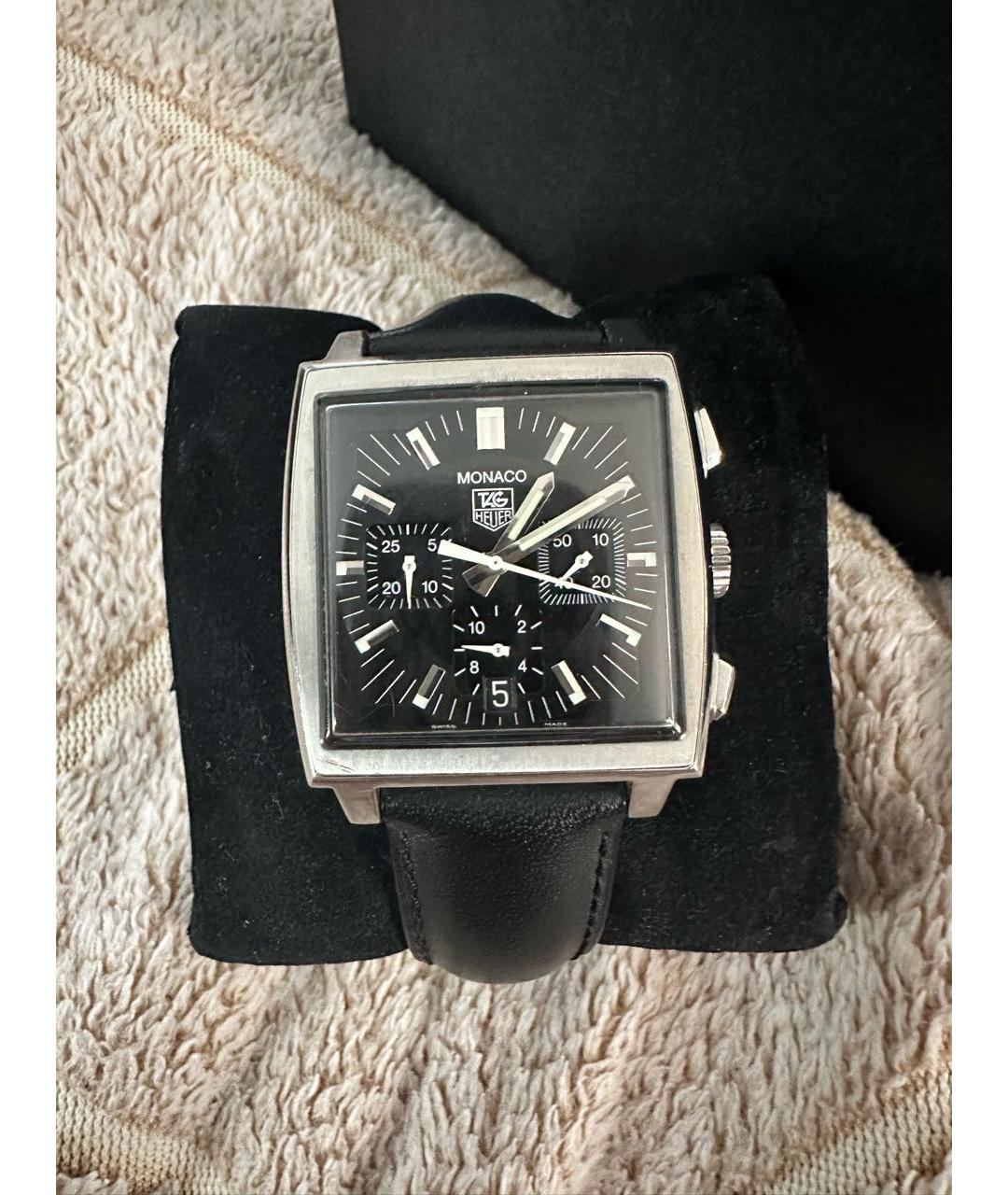 TAG HEUER Серебряные часы, фото 3