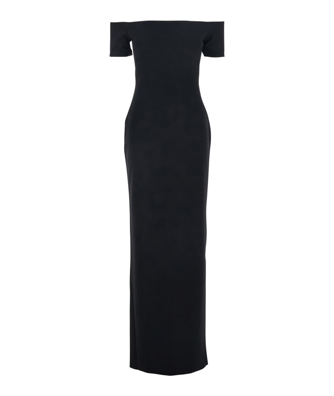 SOLACE LONDON Черное полиэстеровое вечернее платье, фото 1