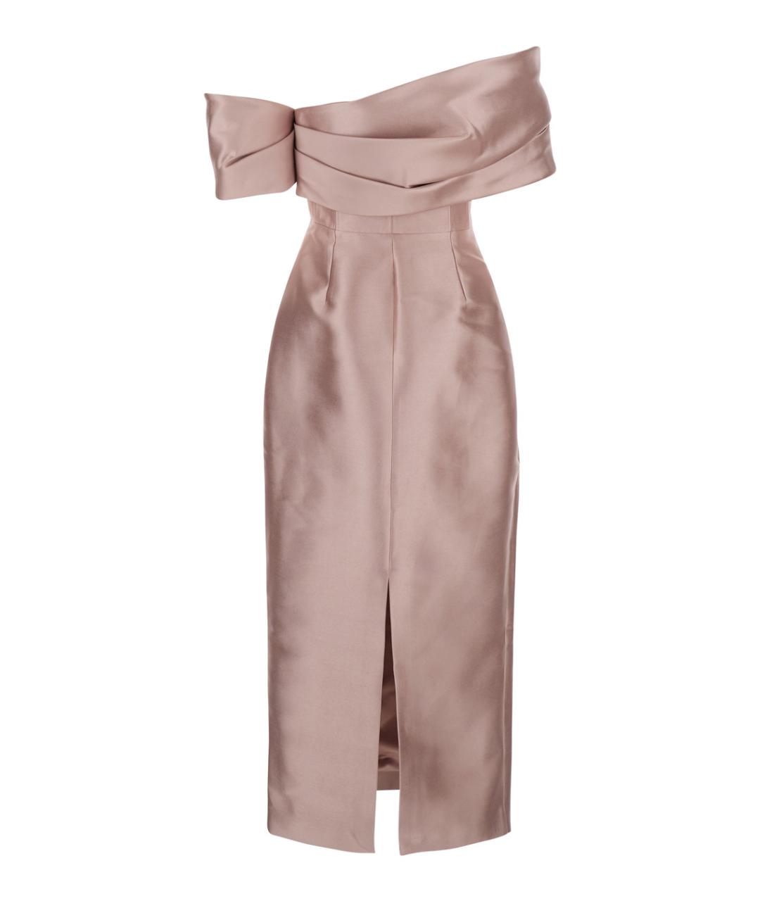 SOLACE LONDON Розовое полиэстеровое вечернее платье, фото 2