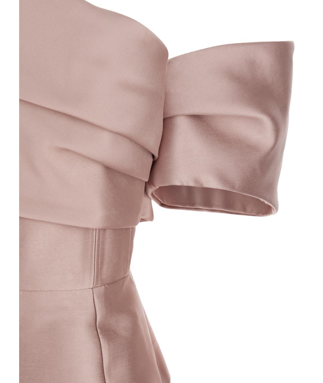 SOLACE LONDON Розовое полиэстеровое вечернее платье, фото 3