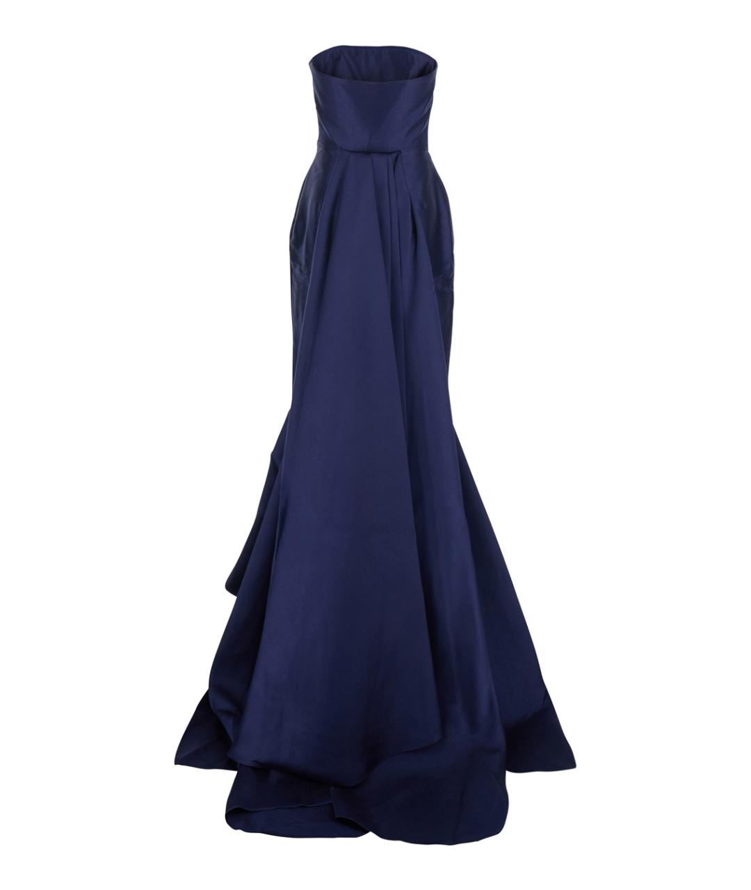 SOLACE LONDON Синее полиэстеровое вечернее платье, фото 2