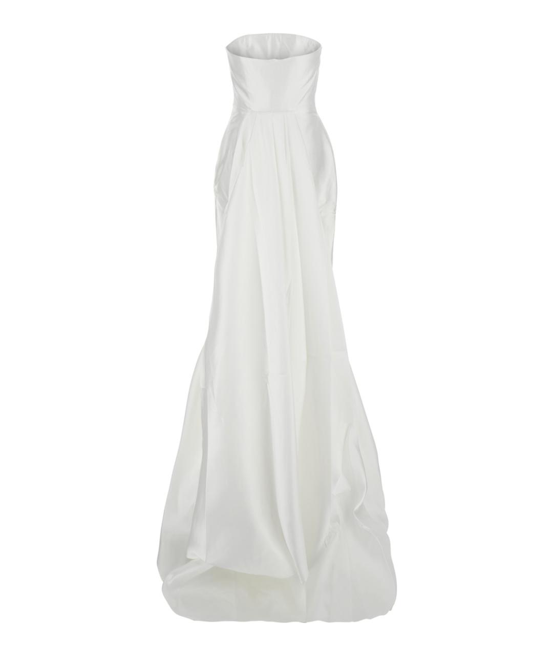 SOLACE LONDON Белое полиэстеровое вечернее платье, фото 2
