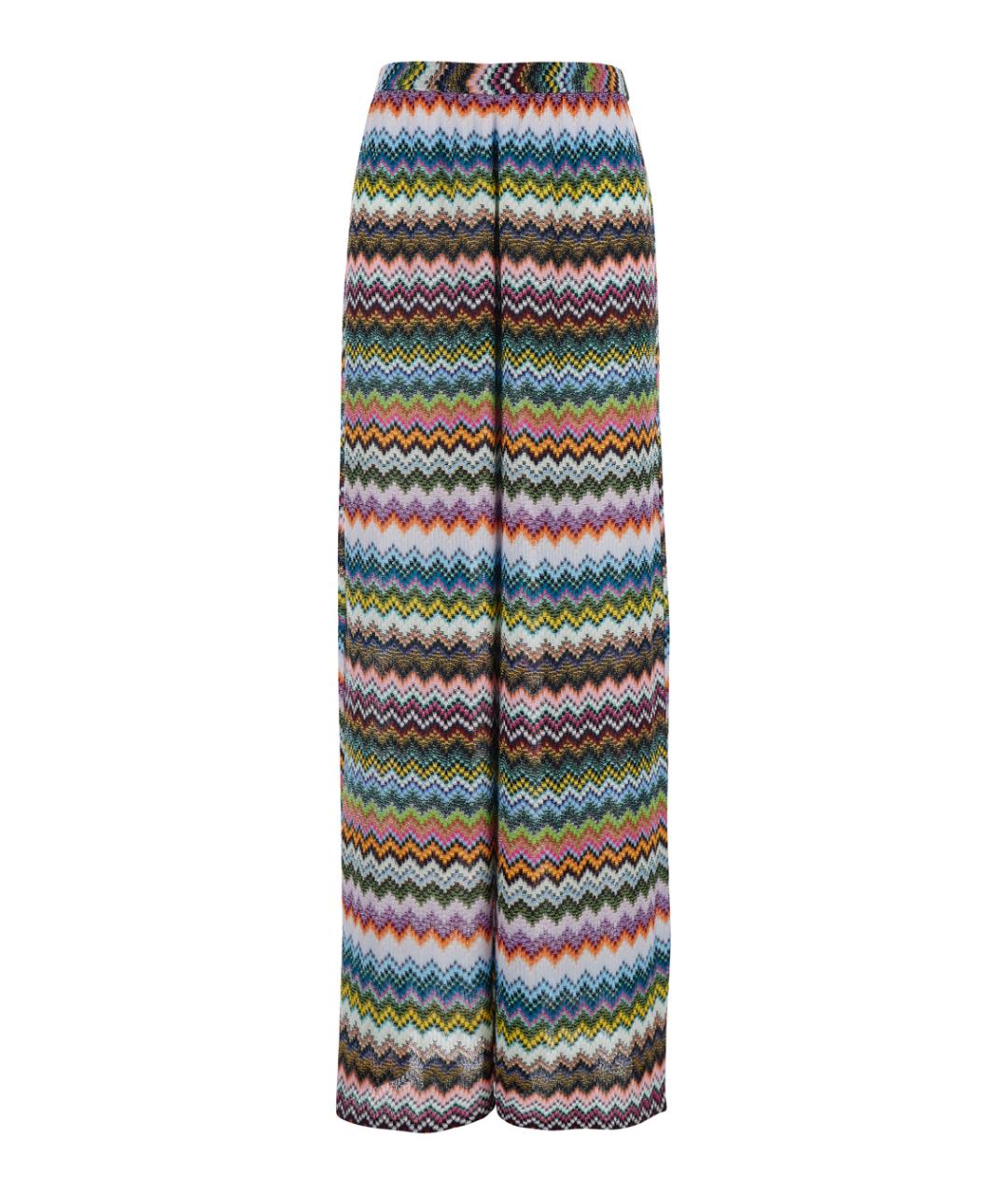 MISSONI Мульти вискозные прямые брюки, фото 1