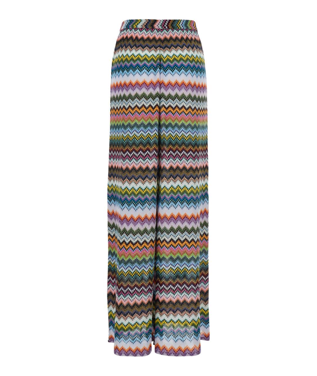 MISSONI Мульти вискозные прямые брюки, фото 2
