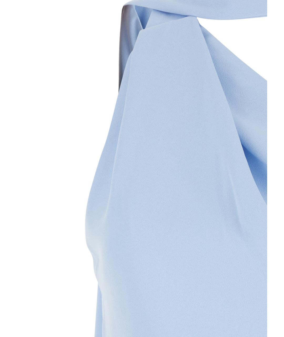 SOLACE LONDON Голубое полиэстеровое вечернее платье, фото 3