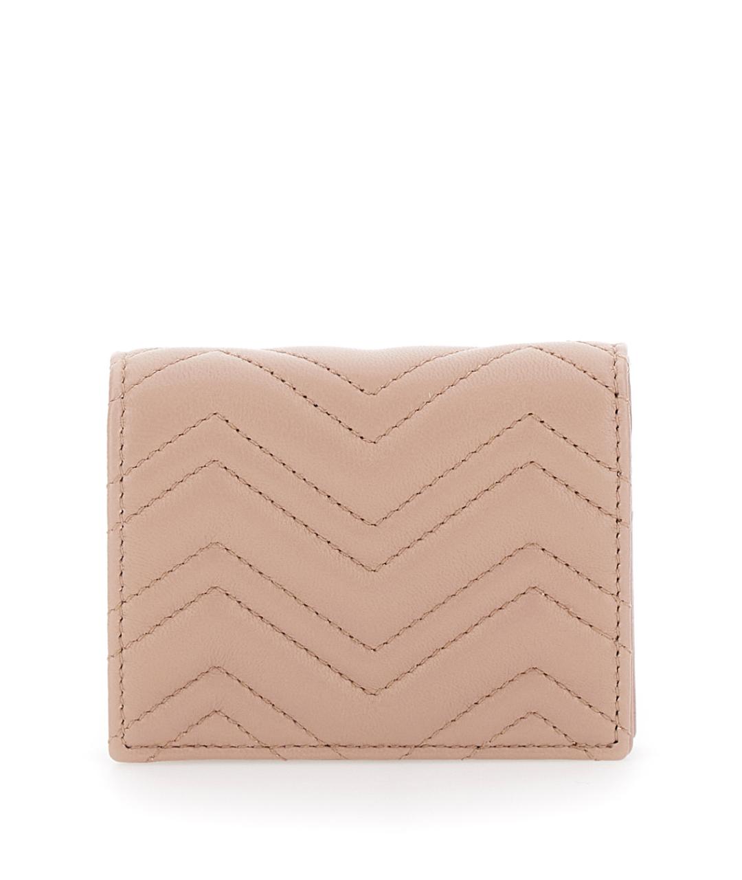 GUCCI Бежевый кожаный кардхолдер, фото 2