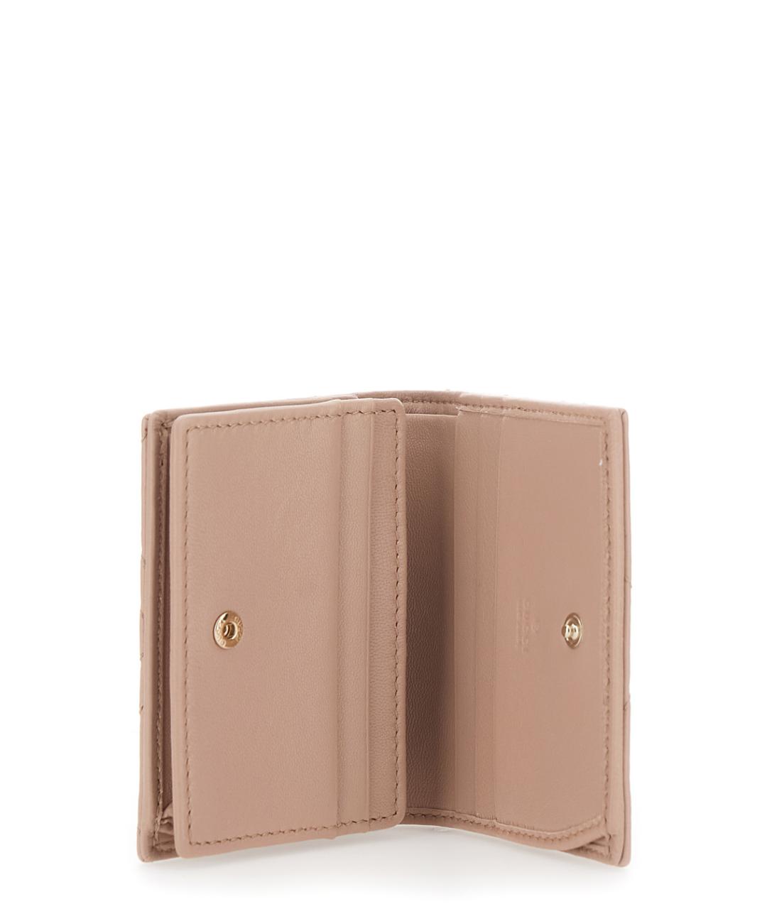 GUCCI Бежевый кожаный кардхолдер, фото 3