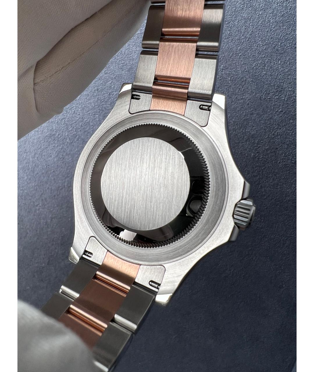 ROLEX Коричневые часы из розового золота, фото 8