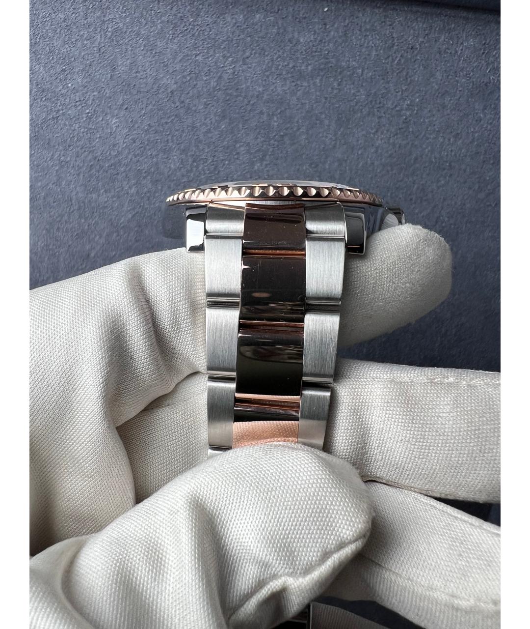 ROLEX Коричневые часы из розового золота, фото 6