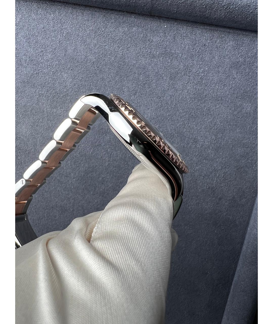 ROLEX Коричневые часы из розового золота, фото 5