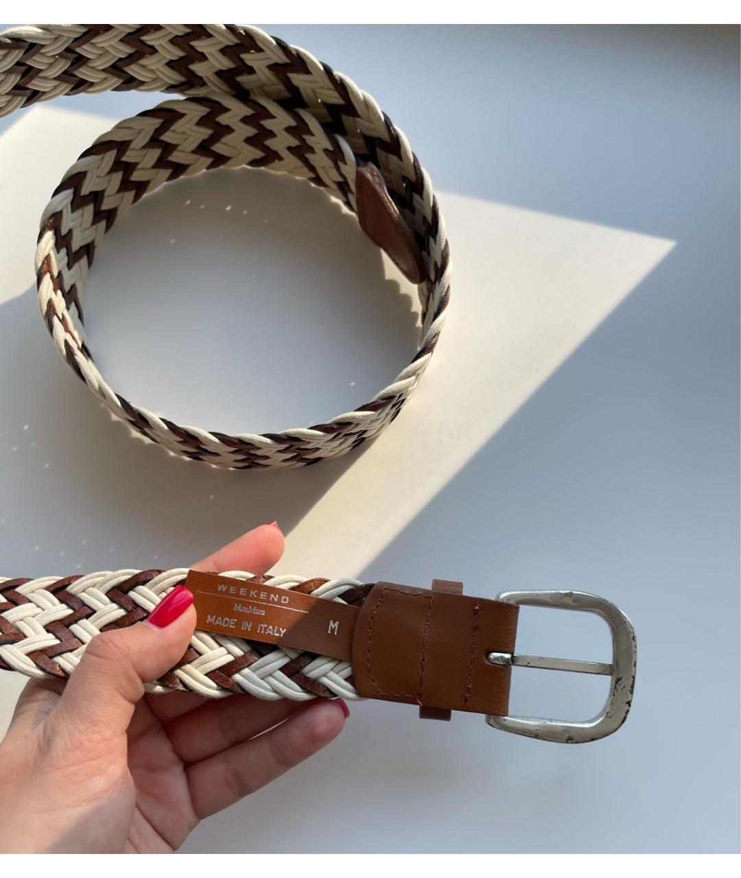 WEEKEND MAX MARA Мульти кожаный ремень, фото 3