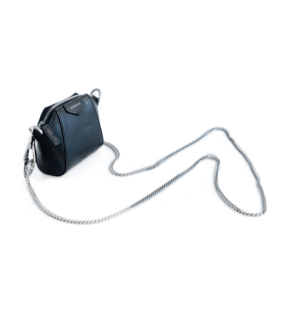 GIVENCHY Черная кожаная сумка через плечо, фото 2