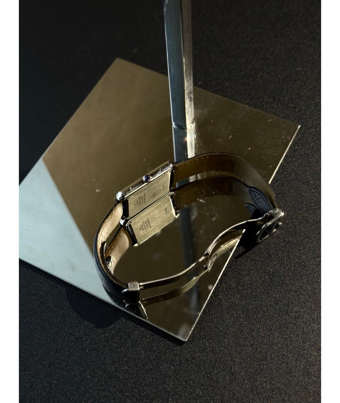 CARTIER Белые металлические часы, фото 3