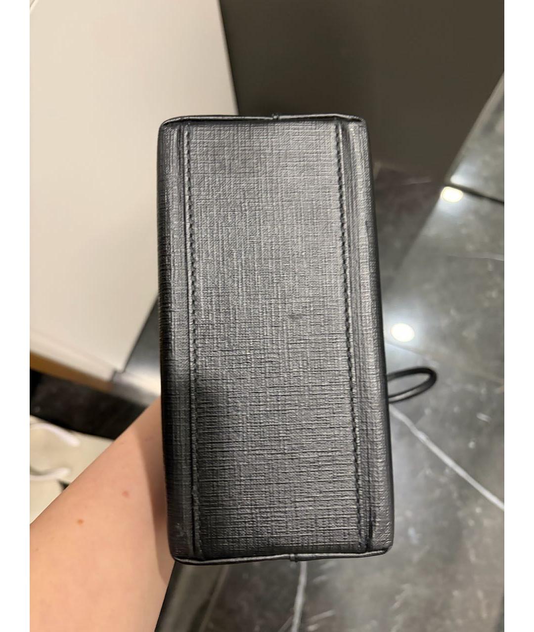 BALENCIAGA Черная кожаная сумка с короткими ручками, фото 4