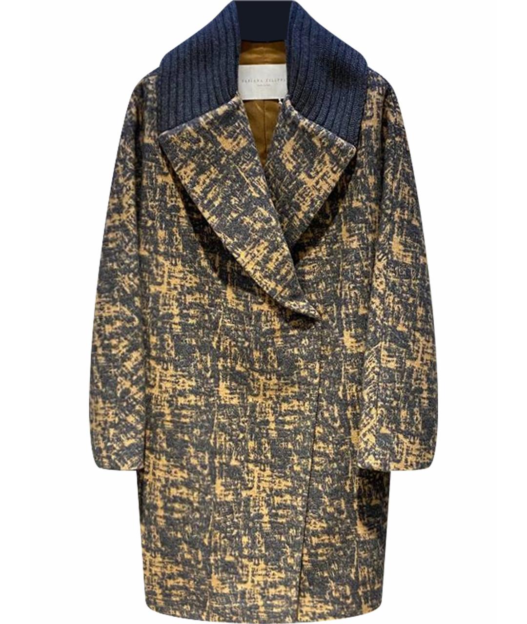 FABIANA FILIPPI Мульти шерстяное пальто, фото 1