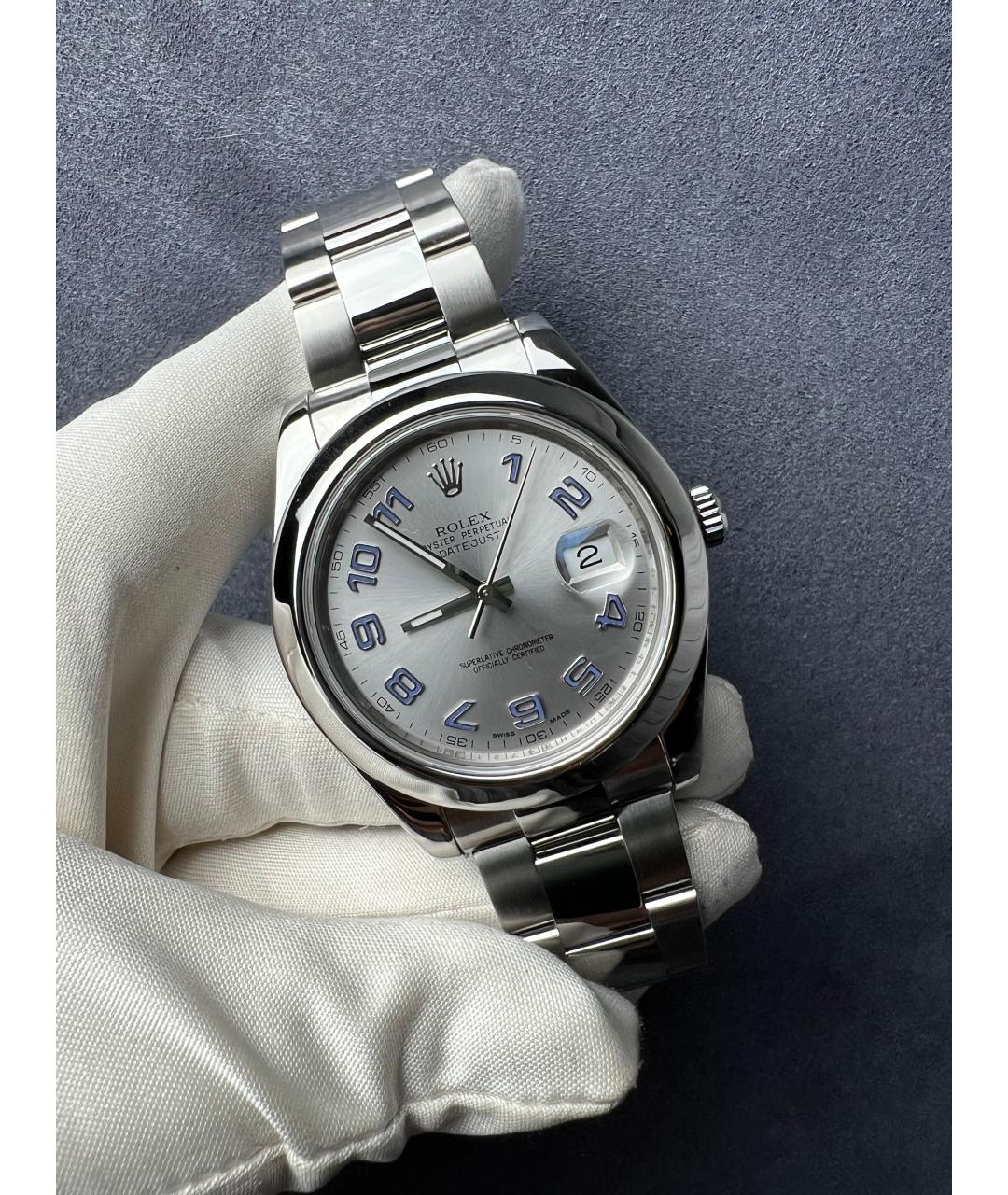 ROLEX Серые часы, фото 2