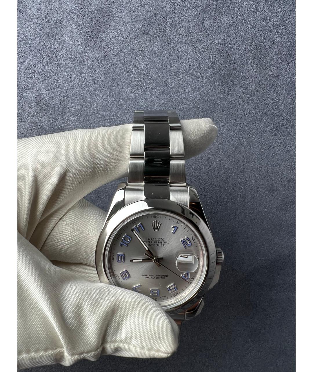 ROLEX Серые часы, фото 3