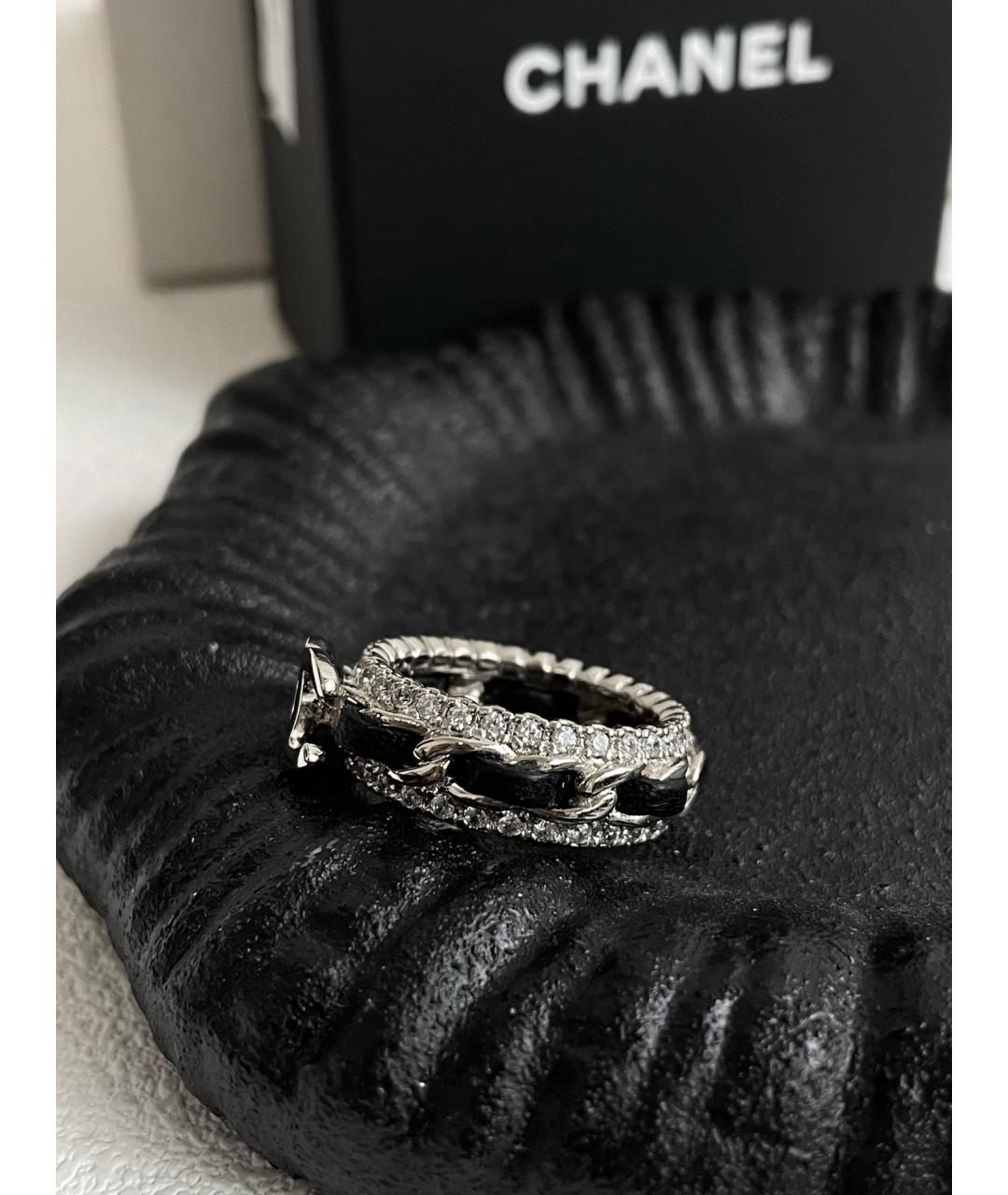 CHANEL Серебряное металлическое кольцо, фото 4