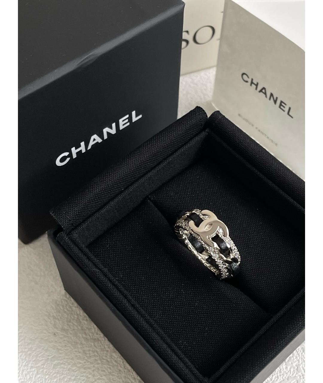 CHANEL Серебряное металлическое кольцо, фото 2