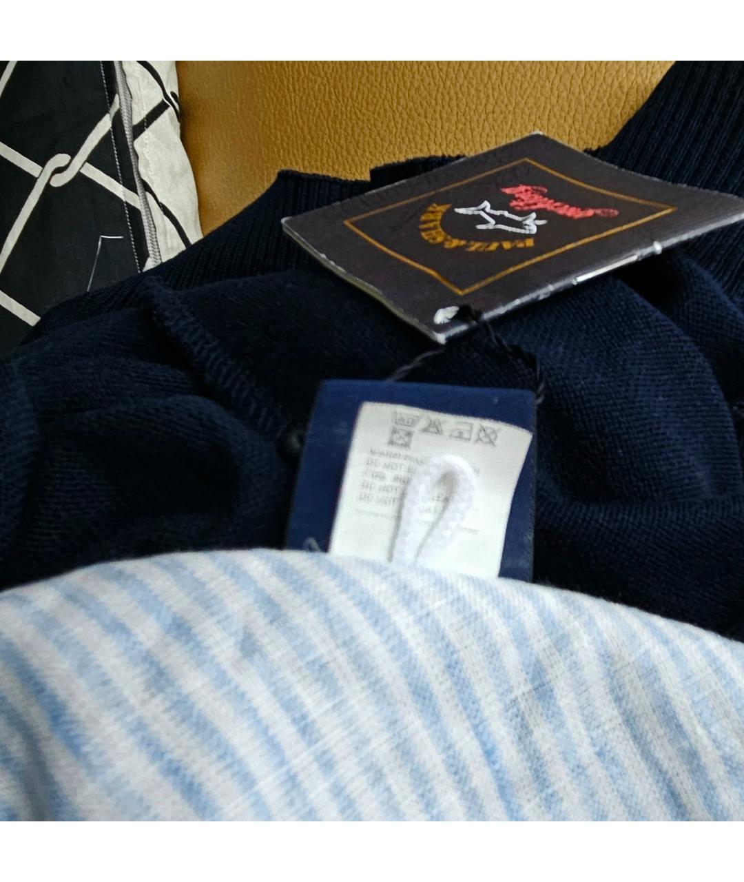 PAUL & SHARK Синий хлопковый джемпер / свитер, фото 5
