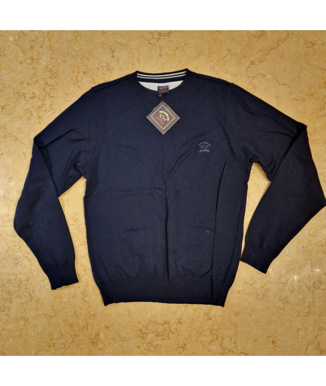 PAUL & SHARK Синий хлопковый джемпер / свитер, фото 10