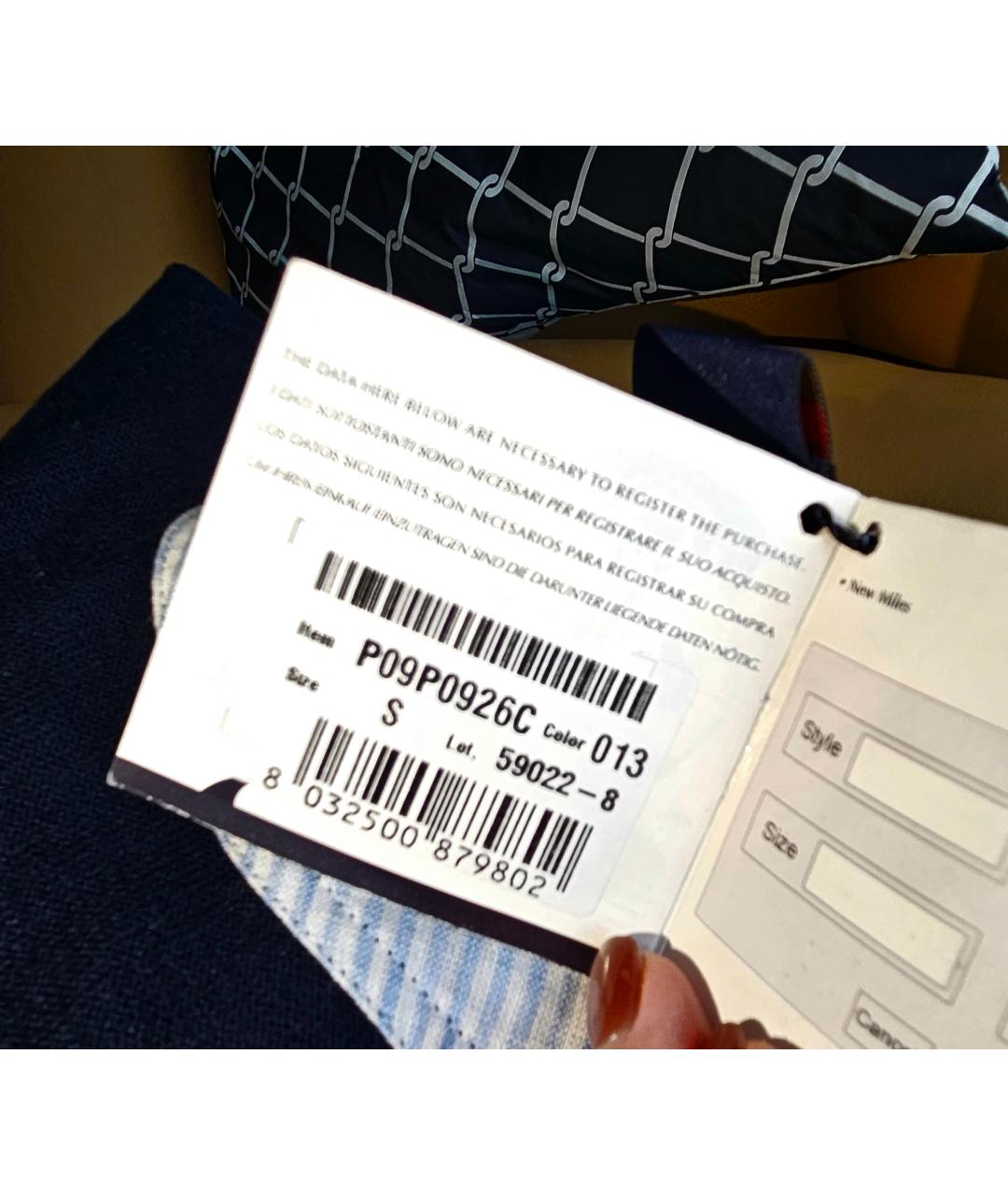 PAUL & SHARK Синий хлопковый джемпер / свитер, фото 6